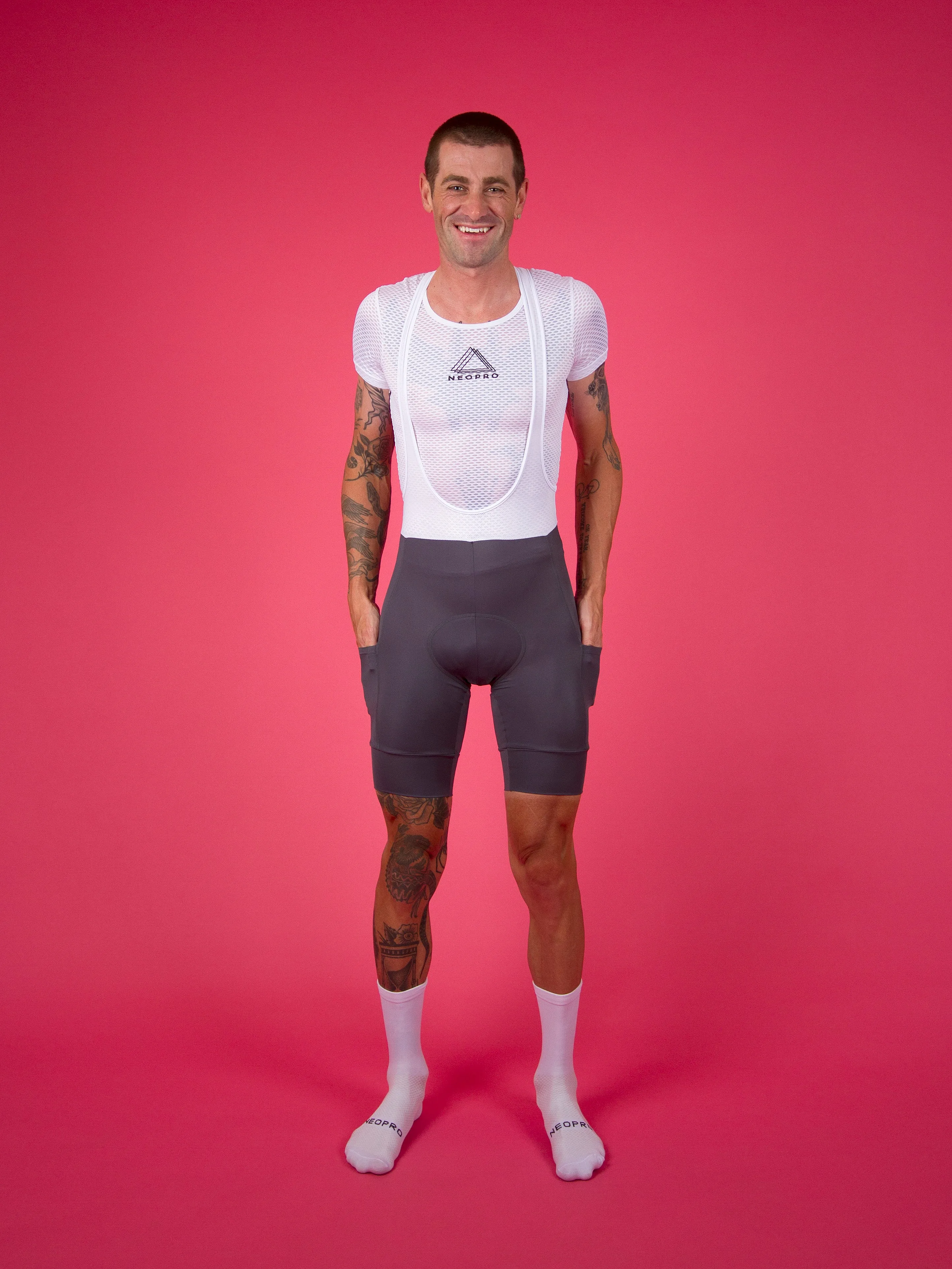 NeoPro Grey Cargo Bibs - RESTOCKED