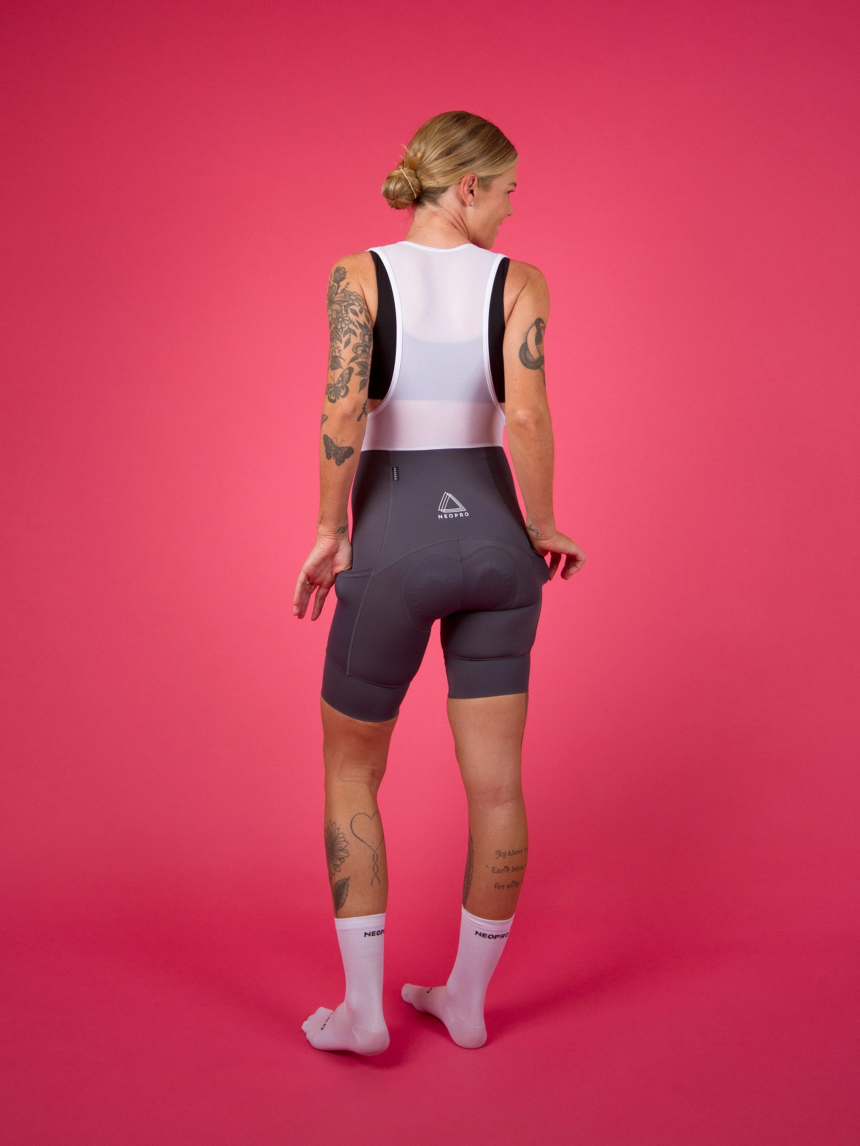 NeoPro Grey Cargo Bibs - RESTOCKED