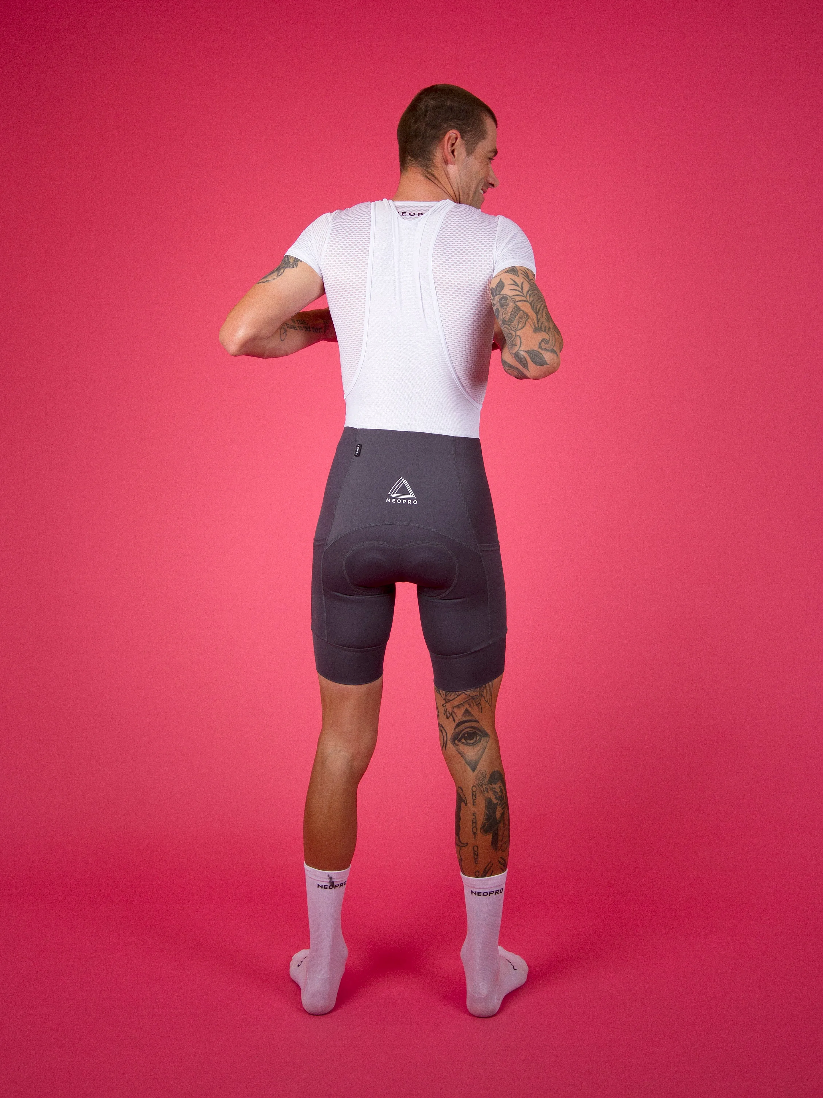 NeoPro Grey Cargo Bibs - RESTOCKED