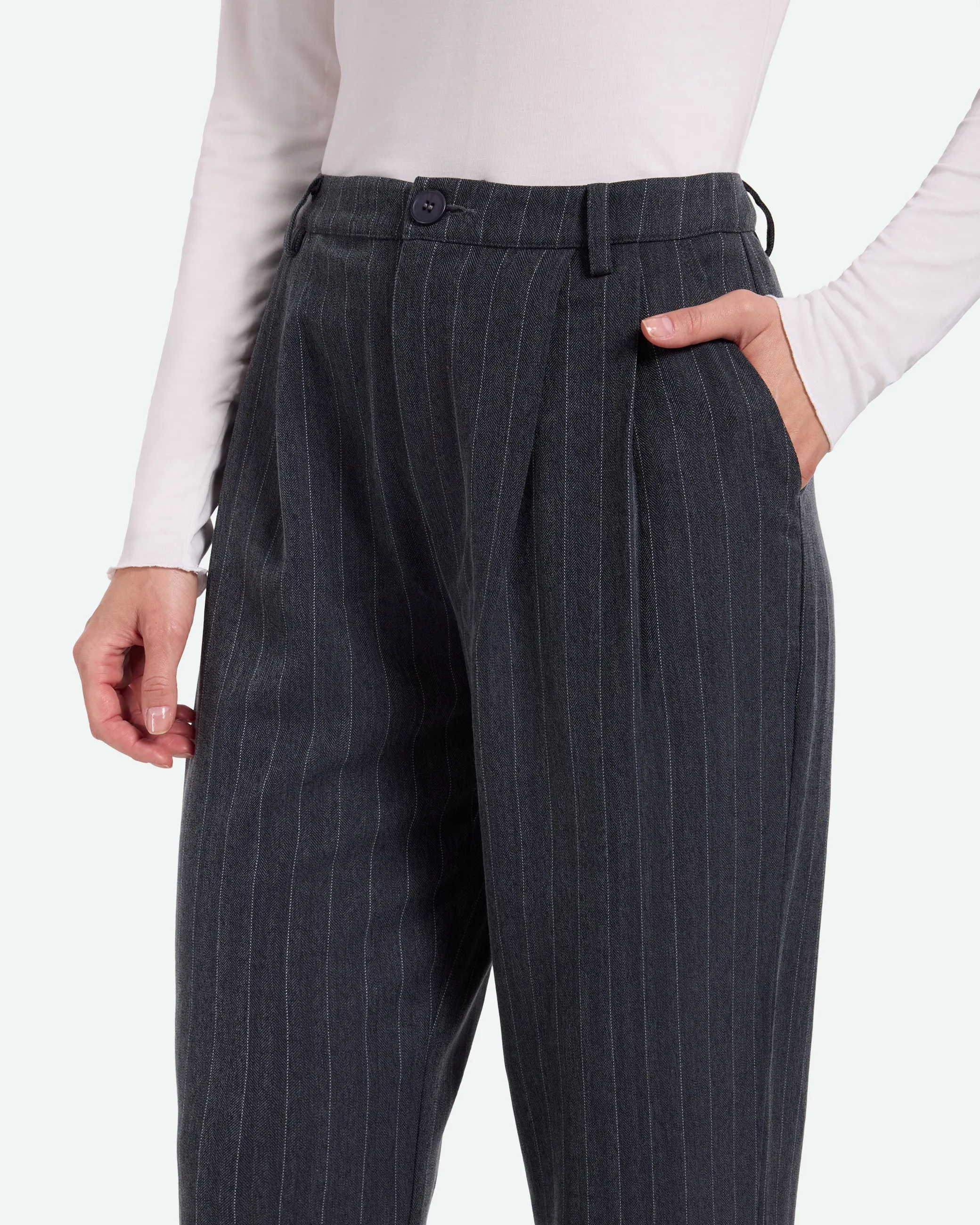 Nimma 2978 Pants - Dark Grey Melange
