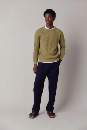 Nizana Organic Cotton Trousers Dark Navy