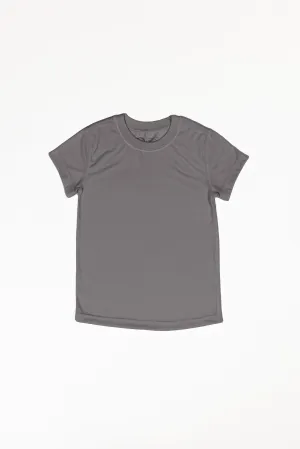 No Limbits Adaptive Girls Charcoal Sensory Tee