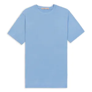 Organic Egyptian Cotton T-Shirt - Della Robbia Blue