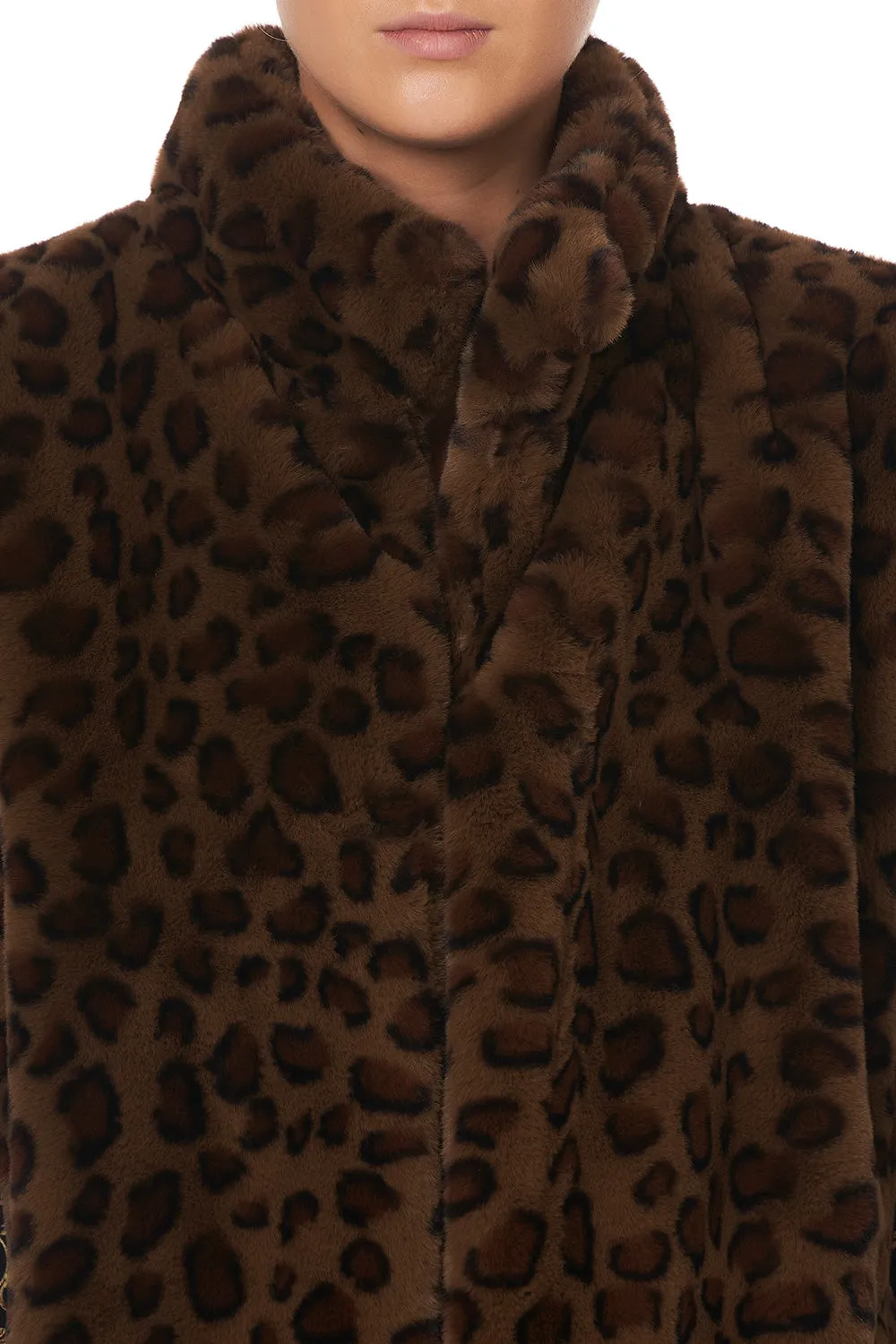 OVERSIZED FAUX FUR GILET STUDIO 54