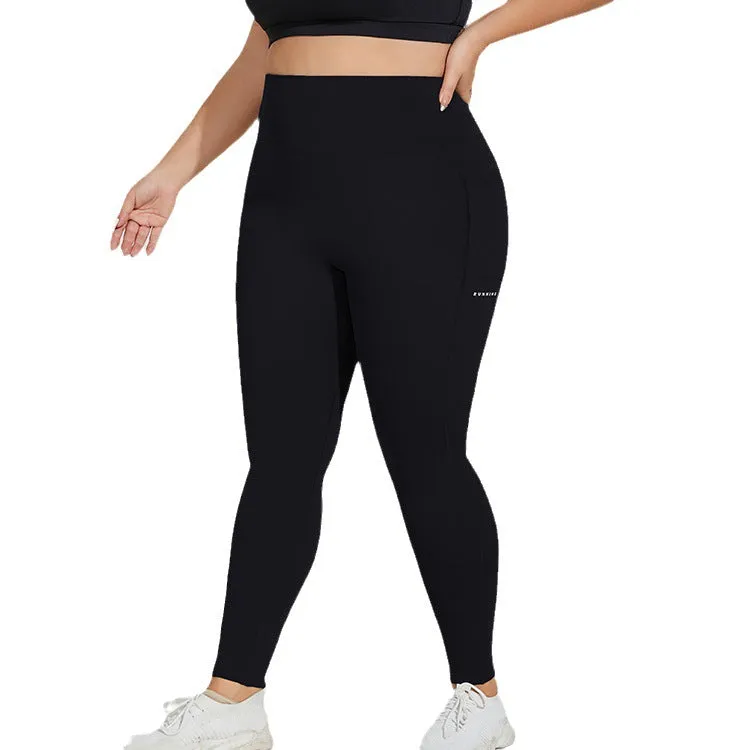 Oversized Two-Side Pockets Breathable Tights
