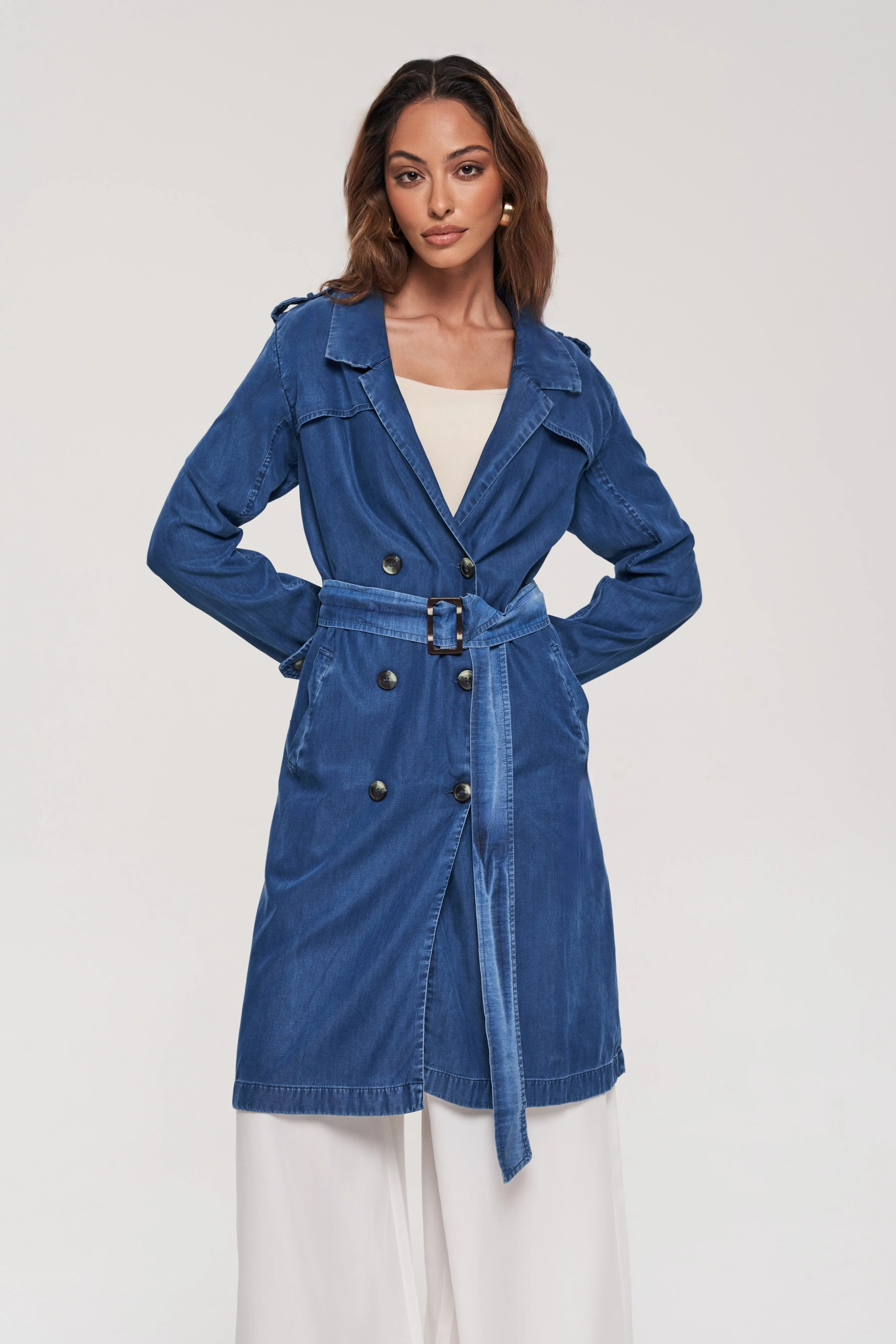 Periwinkle Tencel Light Jacket