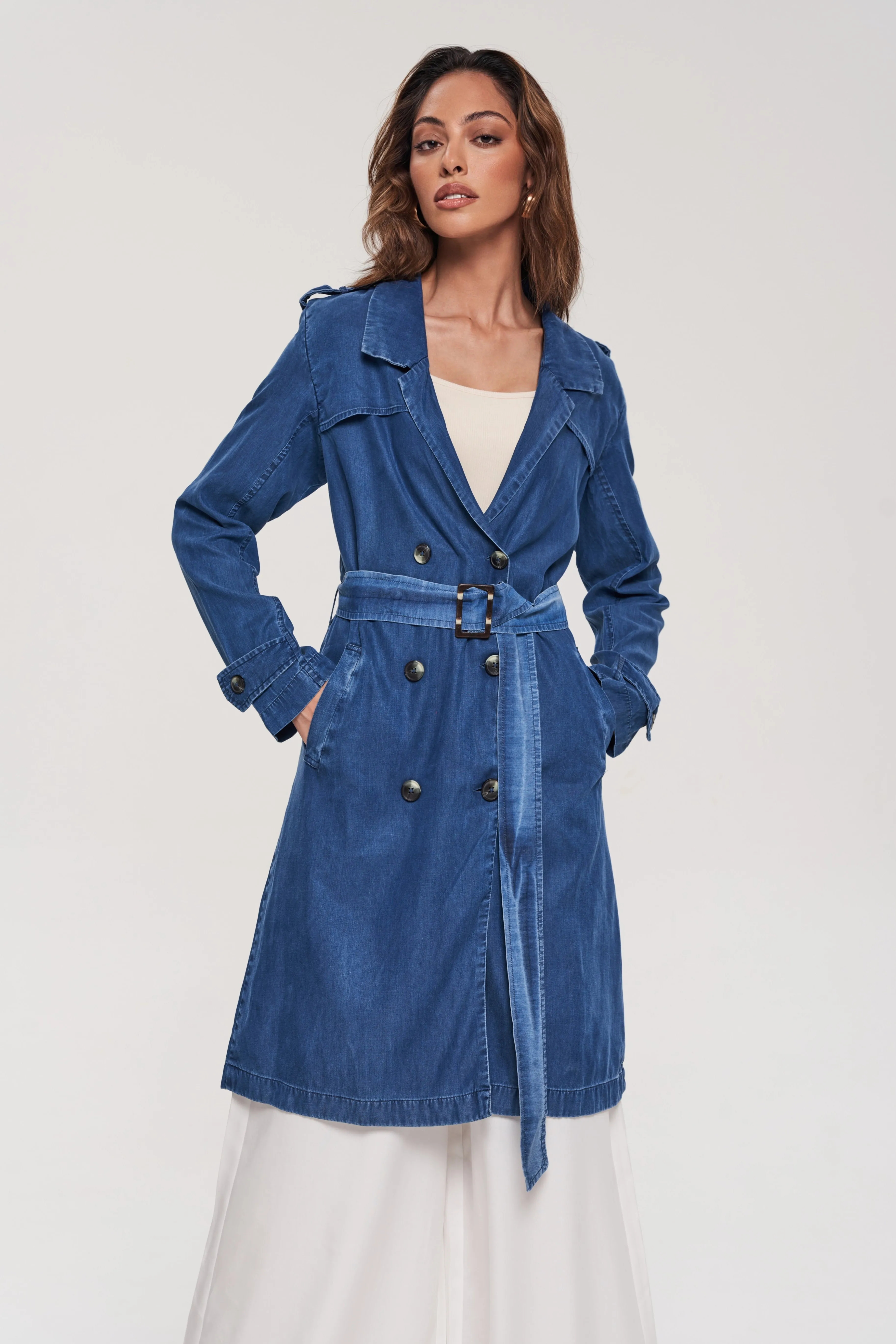Periwinkle Tencel Light Jacket