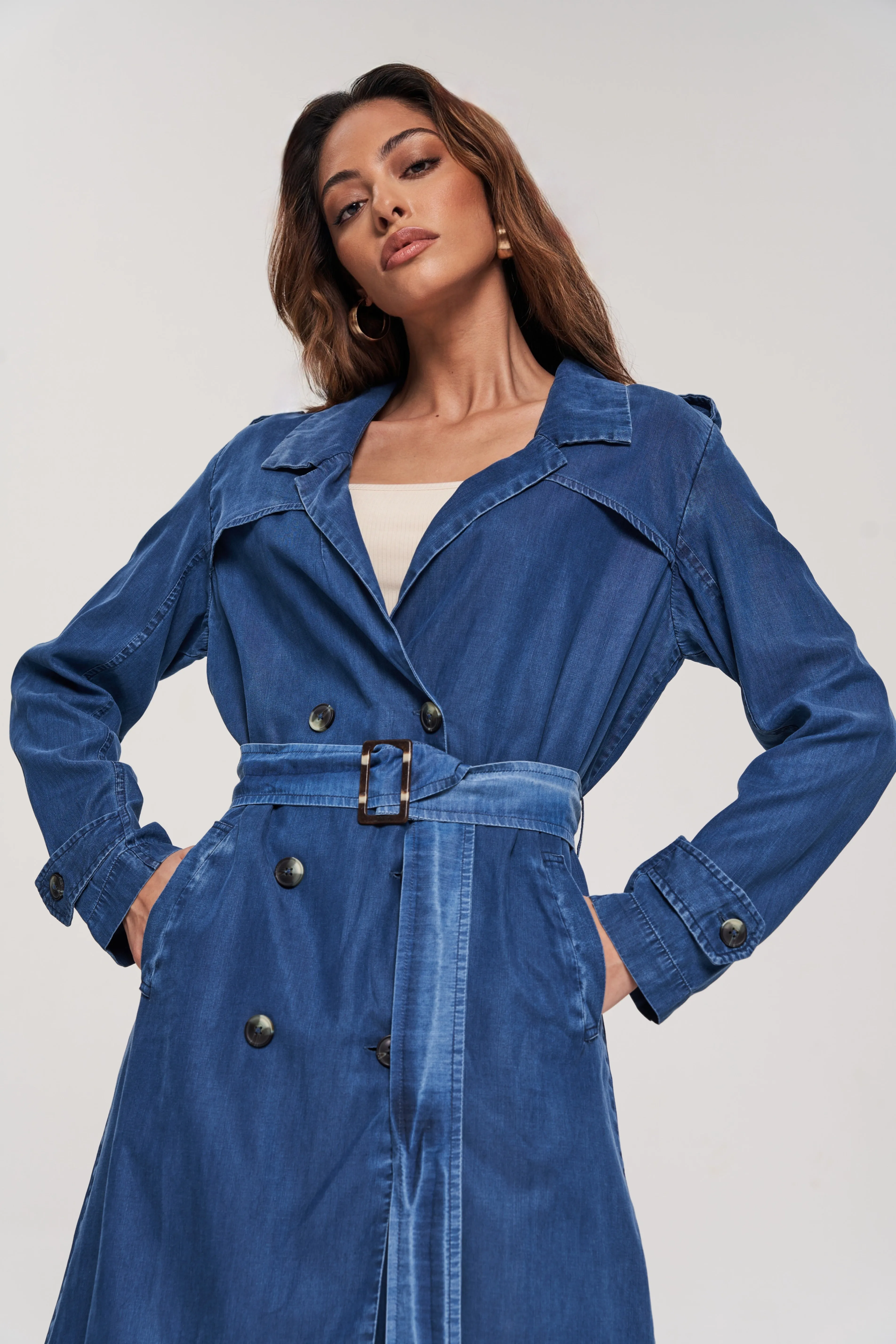 Periwinkle Tencel Light Jacket