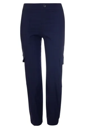 Pull on Micro Stretch Pants | NAVY | 2164A1