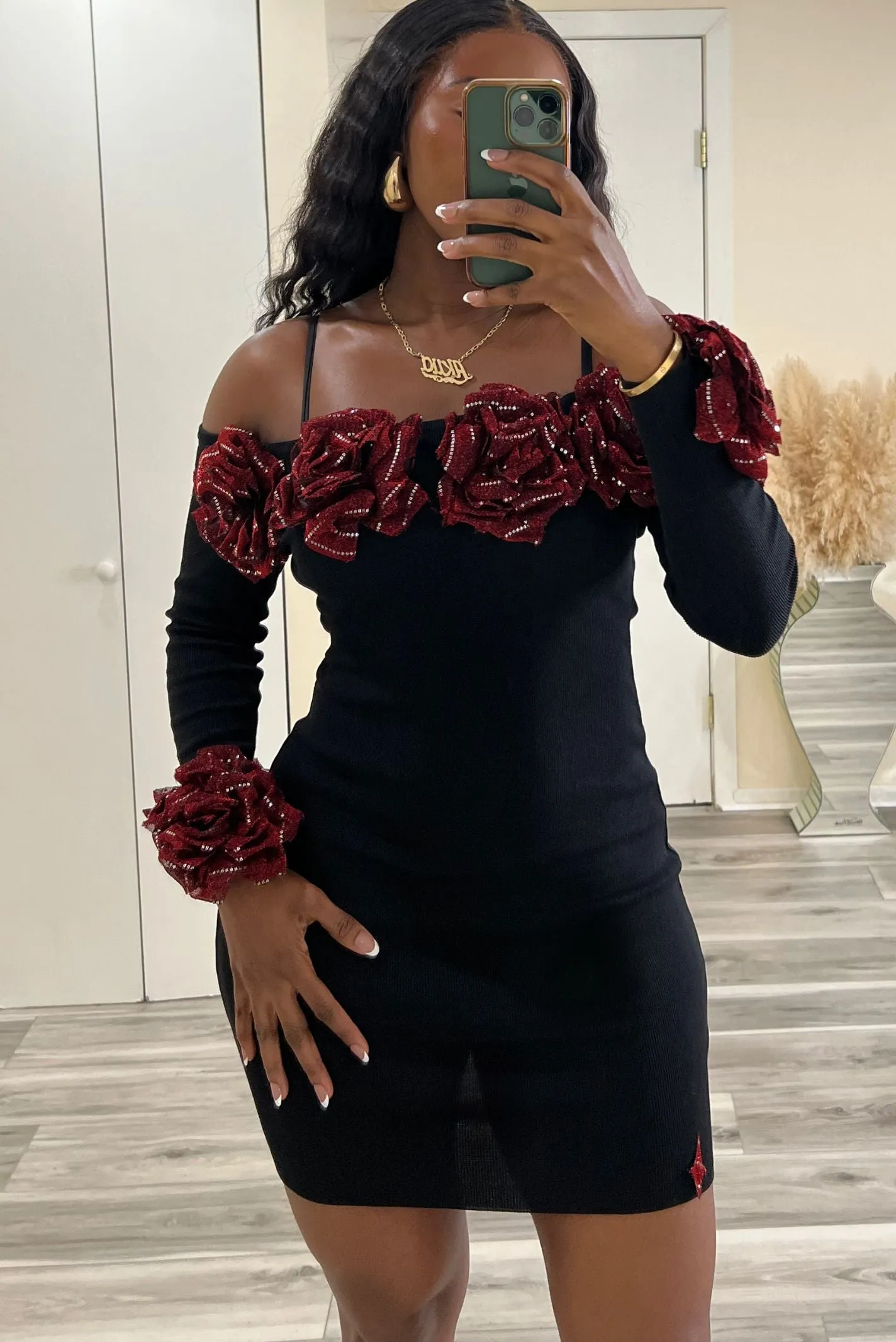 "BLOOMING ROSE" DRESS