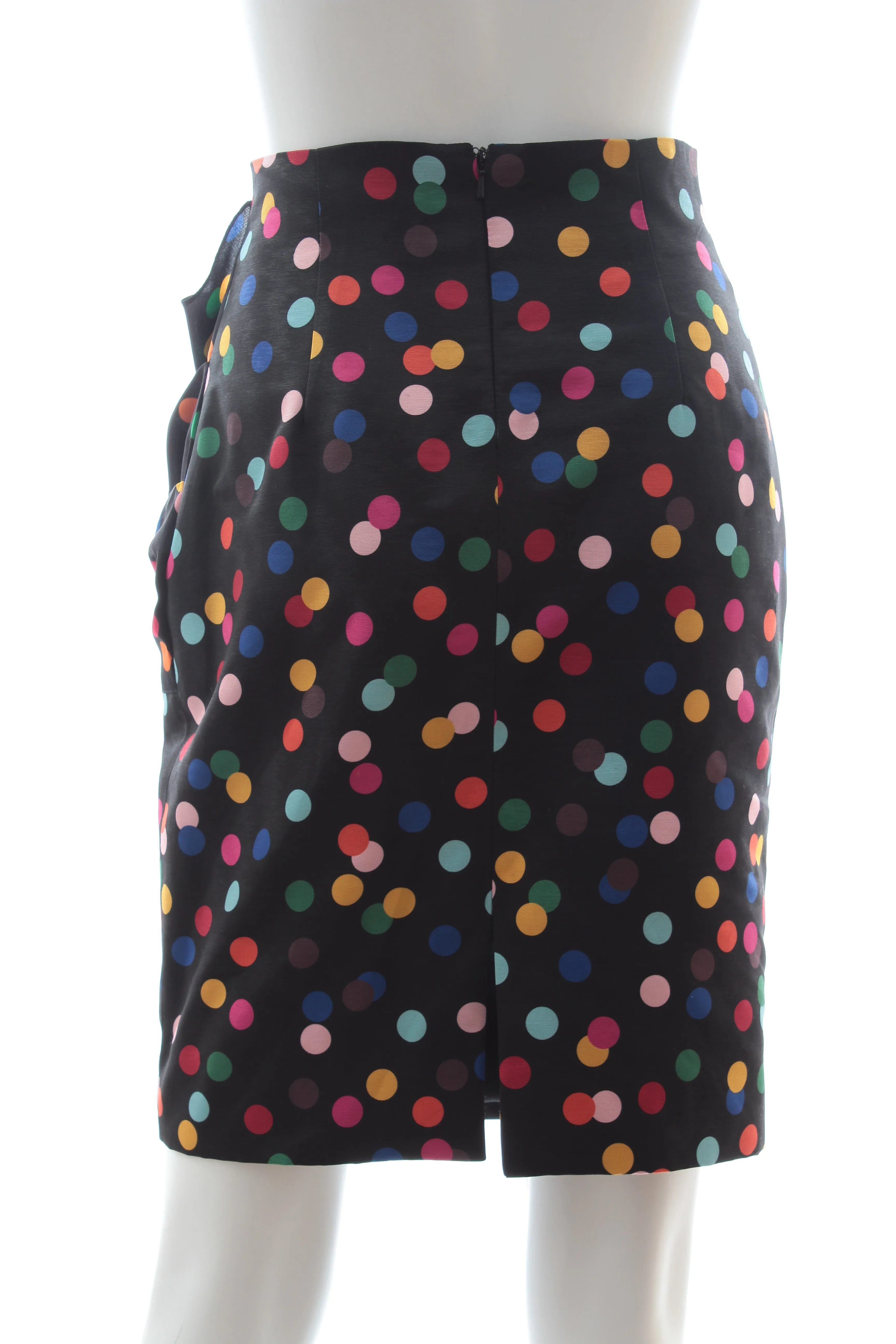 Racil Polka Dot Draped Skirt