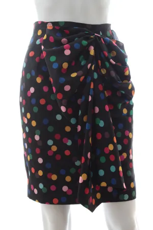 Racil Polka Dot Draped Skirt