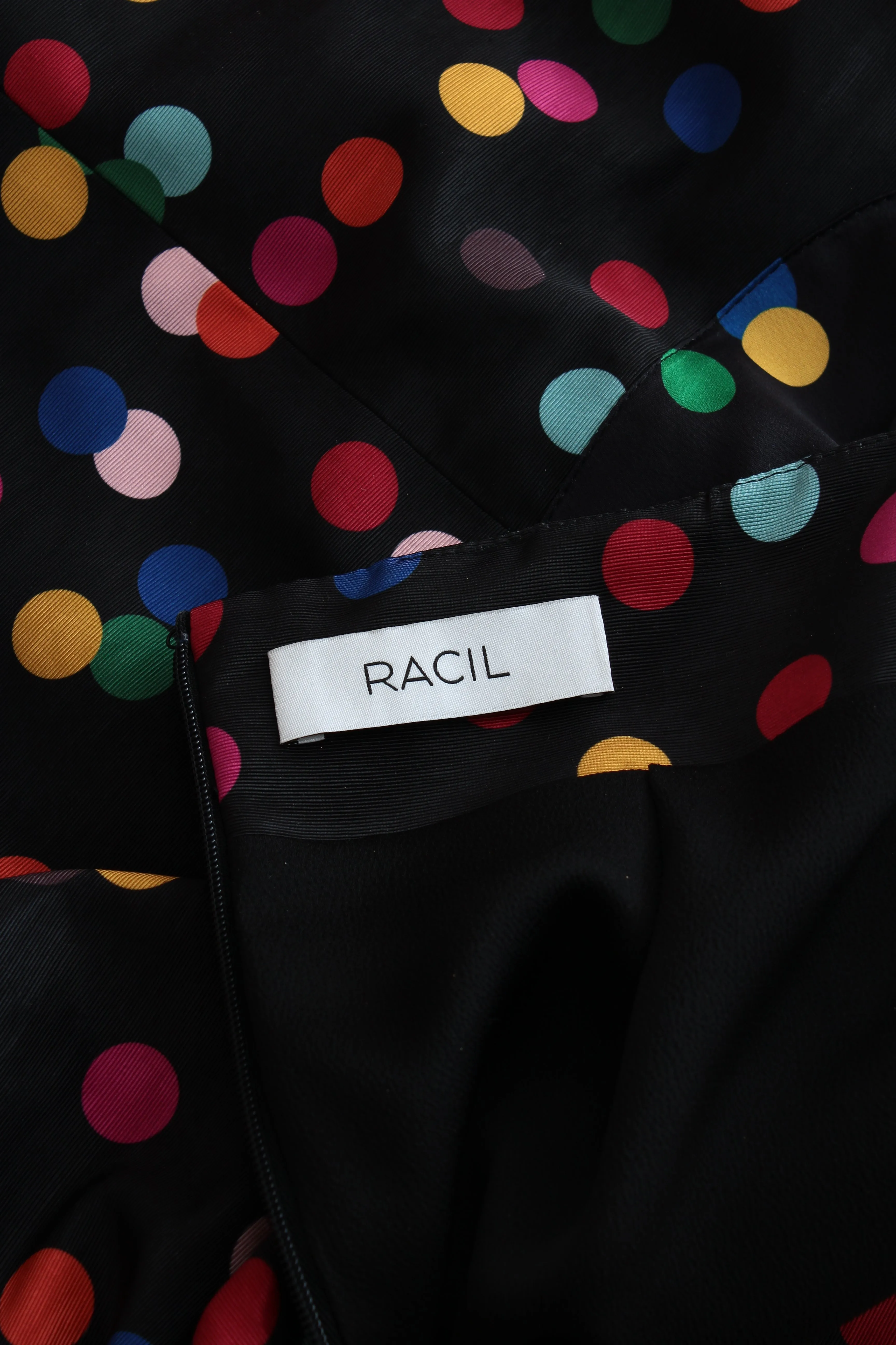 Racil Polka Dot Draped Skirt