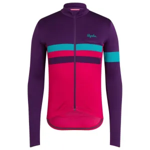 RAPHA Brevet Long Sleeve Jersey - Dark Purple