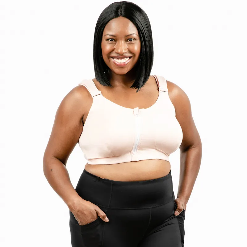 Rise Plus Zip Bra - Eco Jersey (J-M)