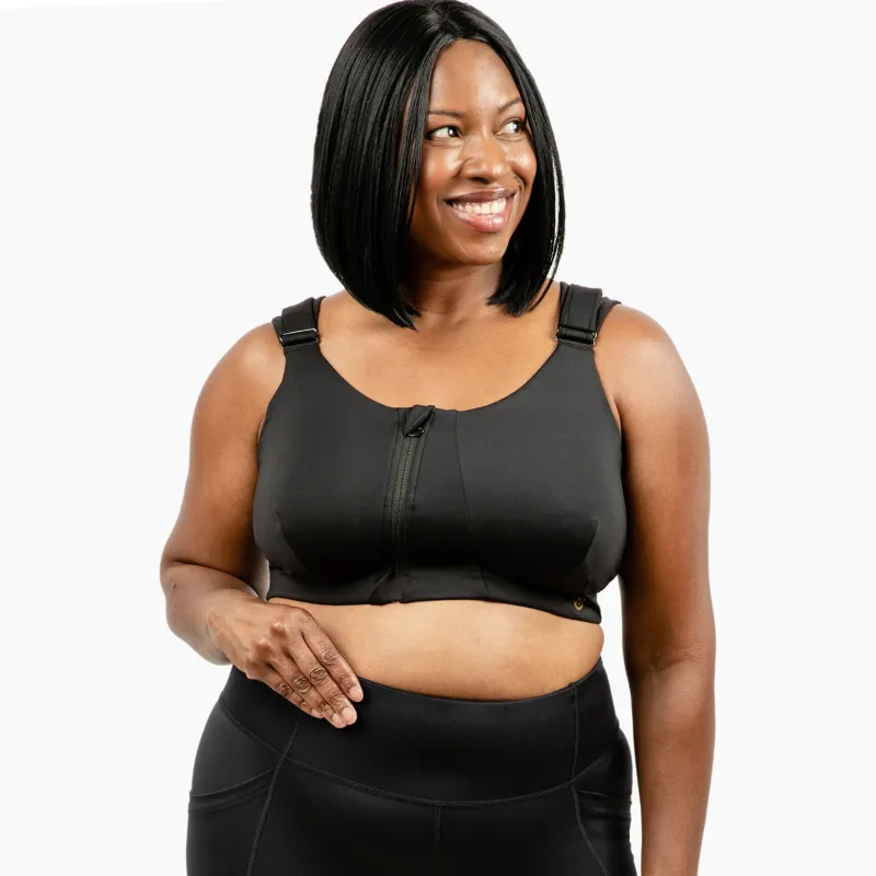 Rise Plus Zip Bra - Eco Jersey (J-M)