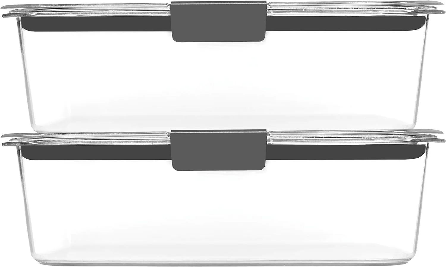 Rubbermaid Brilliance Food Storage Containers, BPA Free, Airtight Lids, Ideal for Lunch, Meal Prep & Leftovers, Set of 5 (3.2 Cup)