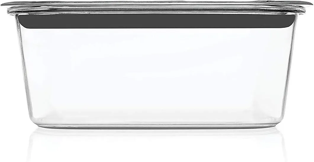 Rubbermaid Brilliance Food Storage Containers, BPA Free, Airtight Lids, Ideal for Lunch, Meal Prep & Leftovers, Set of 5 (3.2 Cup)