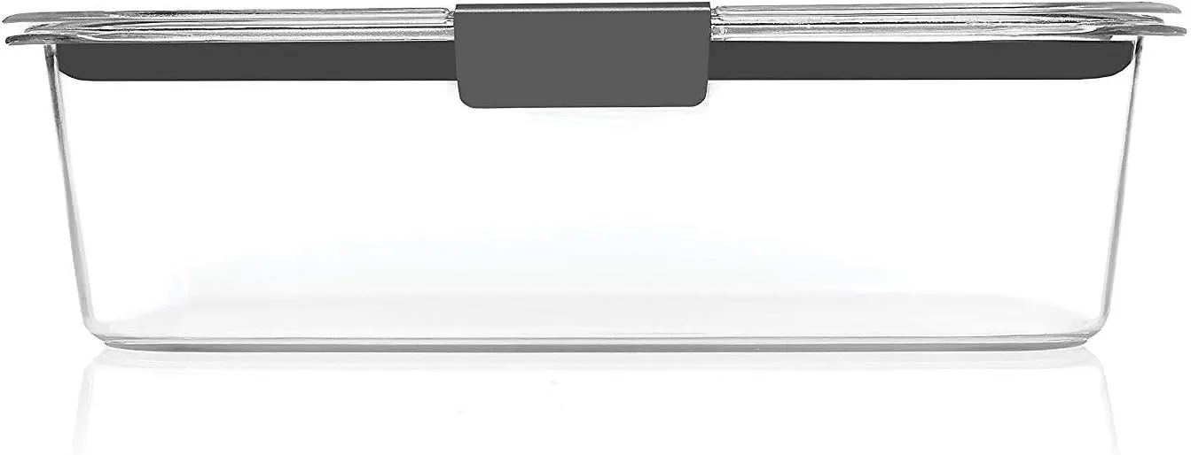 Rubbermaid Brilliance Food Storage Containers, BPA Free, Airtight Lids, Ideal for Lunch, Meal Prep & Leftovers, Set of 5 (3.2 Cup)