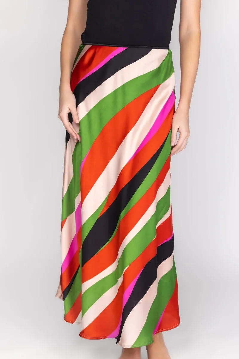 SADIE SKIRT (STRIPE/MULTI)