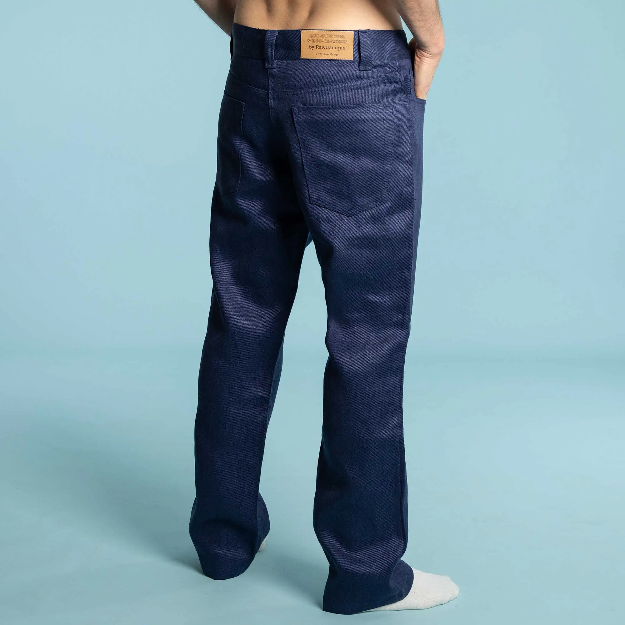 SAINT GERMAIN Slim-Straight 100% Organic Hemp Jeans (Closeout - Final Sale)
