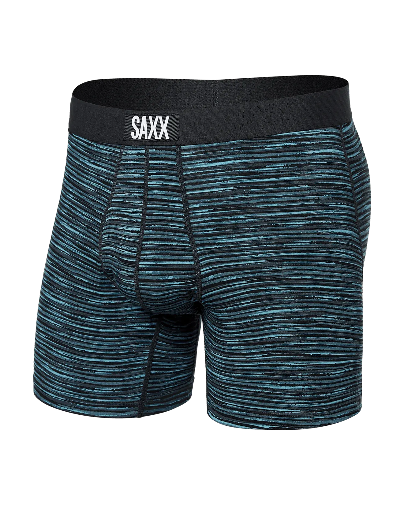 SAXX Ultra Super Soft Boxer Brief Fly - Spacedye Stripe - Grey Mlti - SXBB30F - SDS