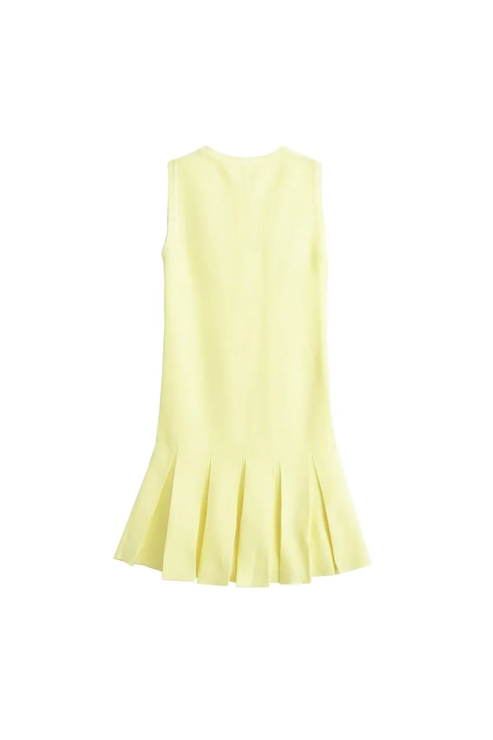 'Scarlett Simple Pleated Knit Mini Dress