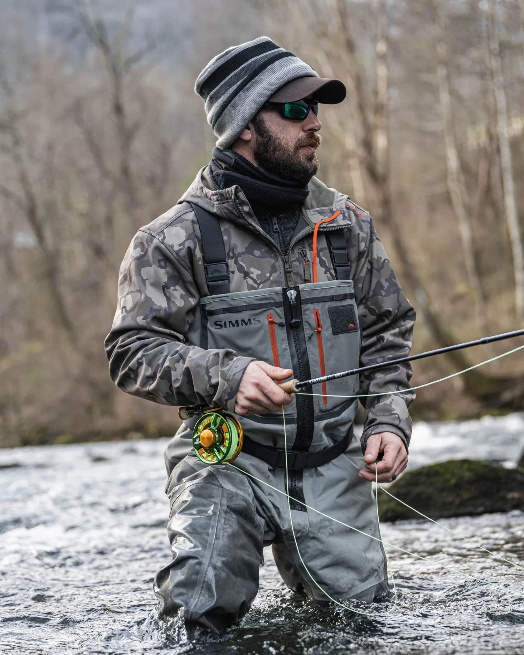 Simms M's Freestone Z Stockingfoot Waders (2023)