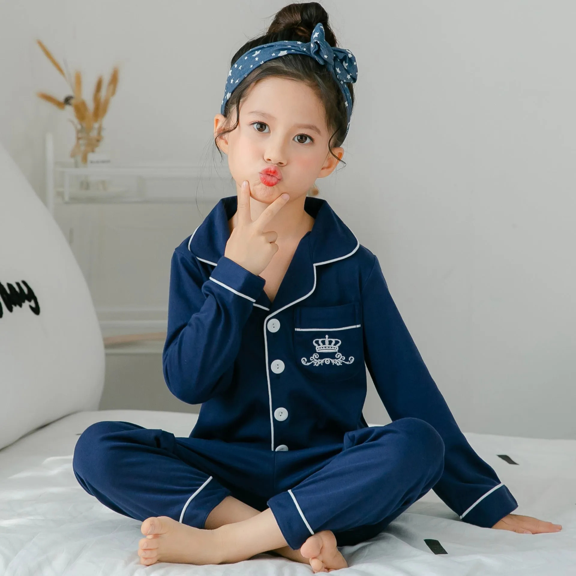 Soft & Cozy Kids Cotton Pajamas Warm & Breathable Sleepwear