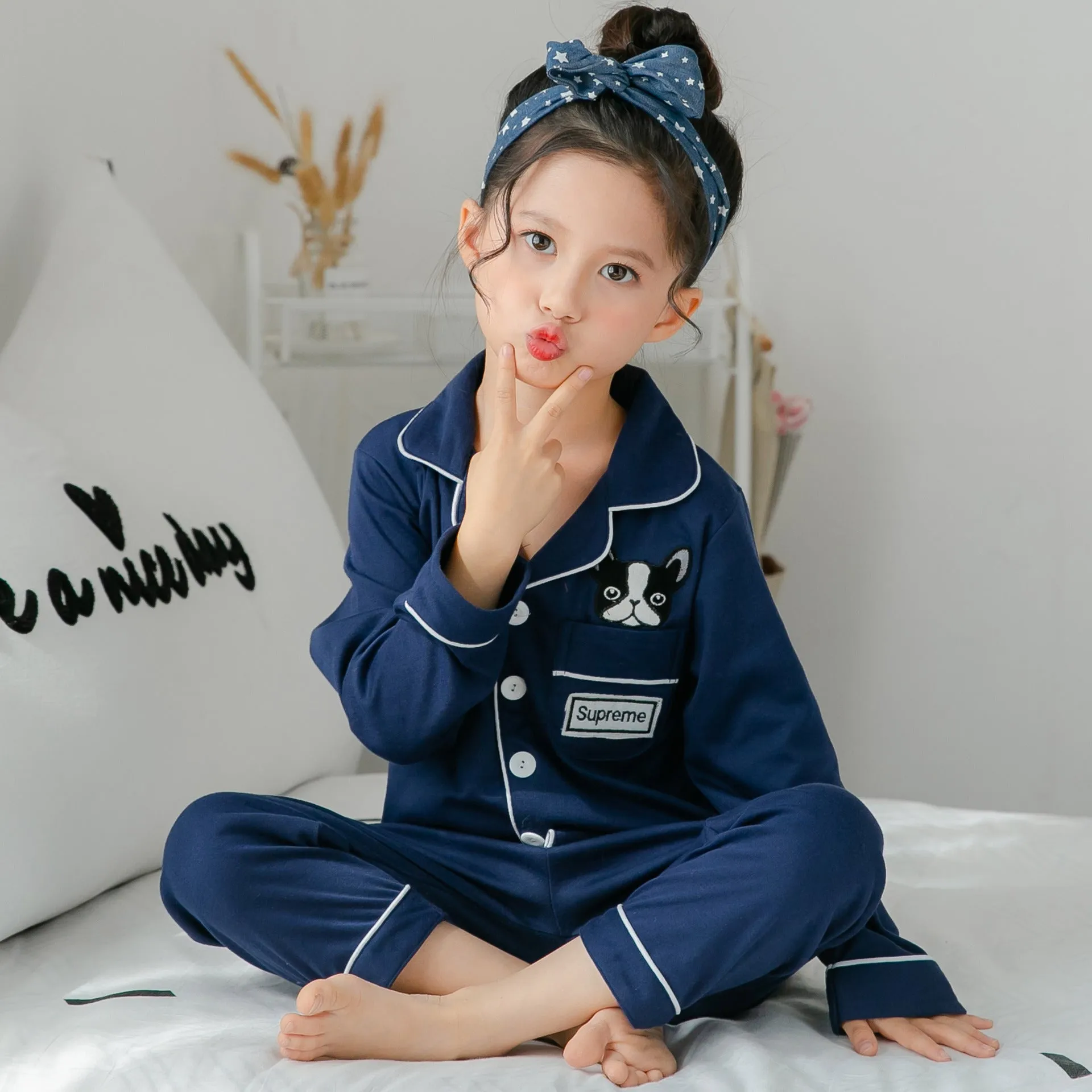 Soft & Cozy Kids Cotton Pajamas Warm & Breathable Sleepwear