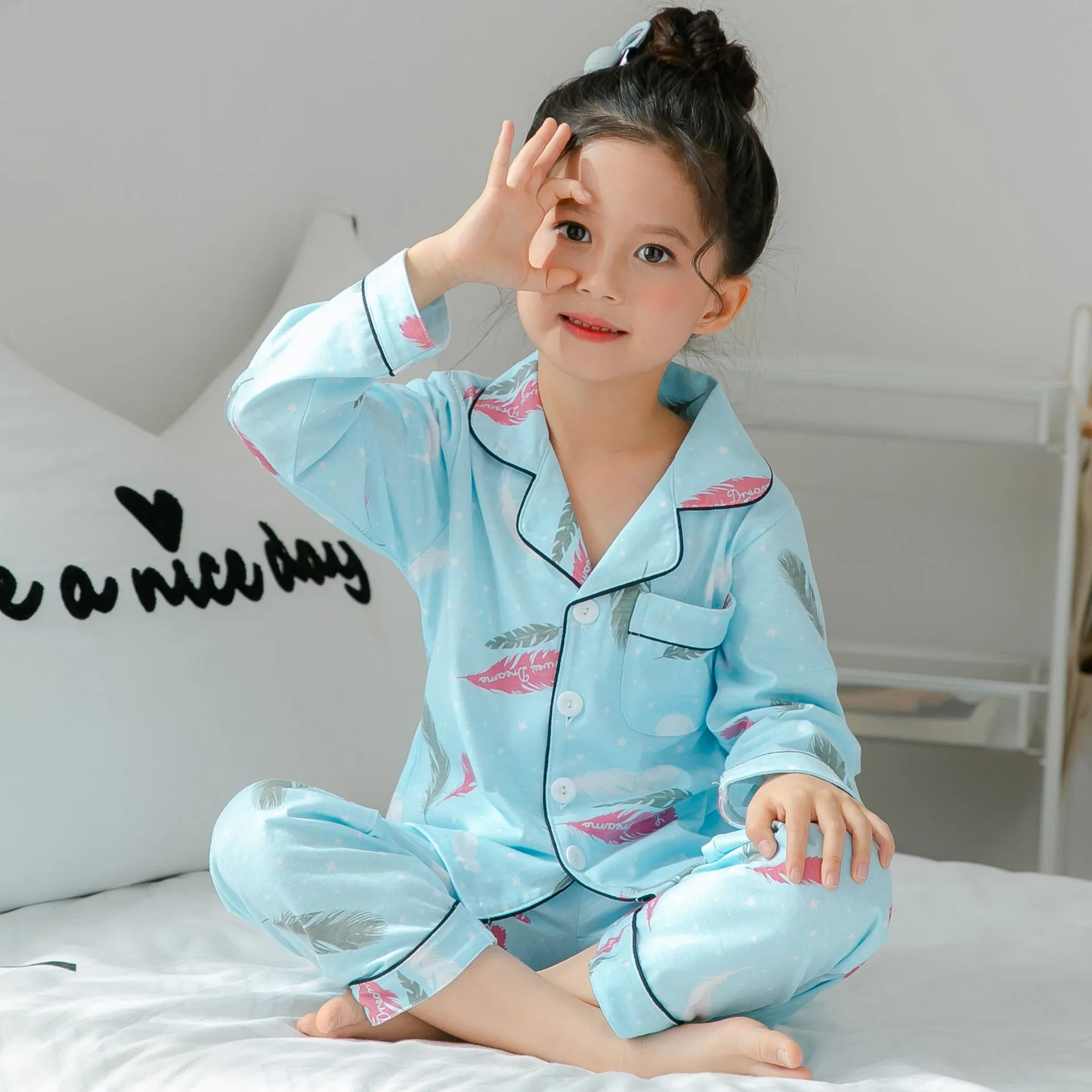 Soft & Cozy Kids Cotton Pajamas Warm & Breathable Sleepwear