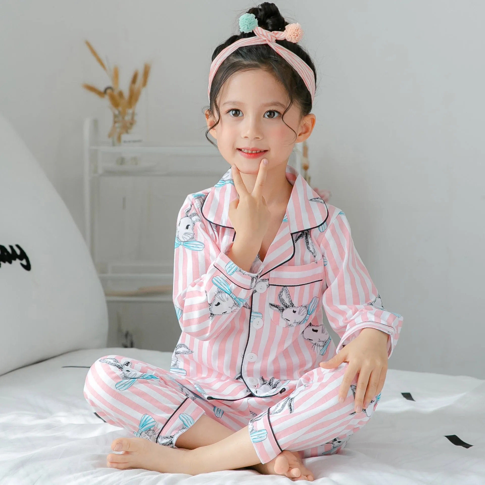 Soft & Cozy Kids Cotton Pajamas Warm & Breathable Sleepwear