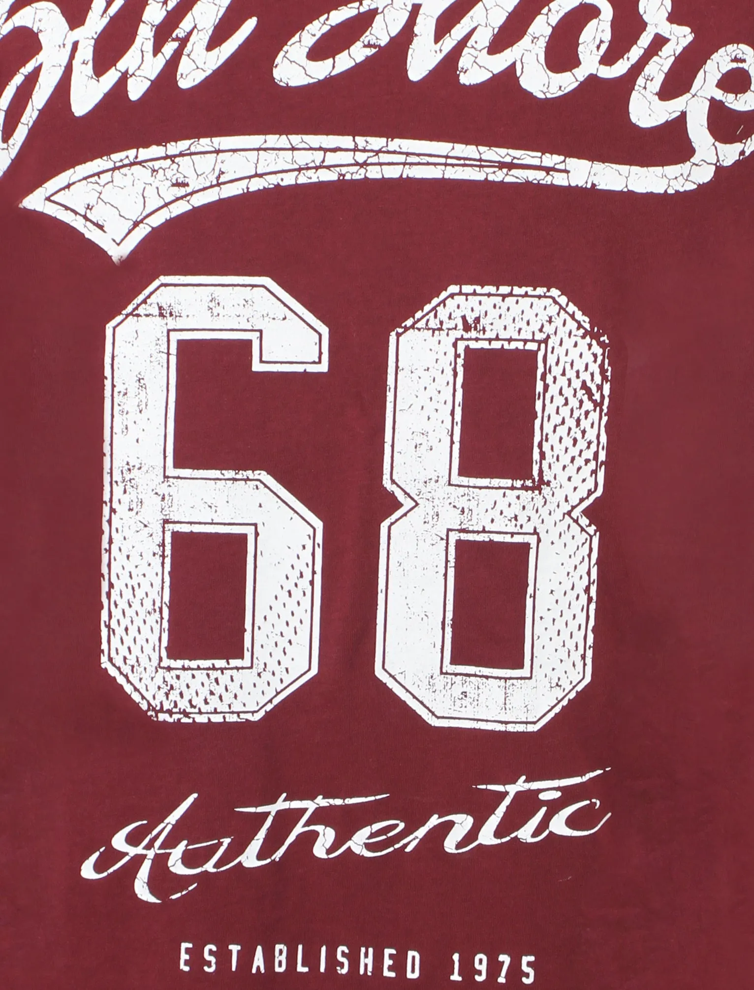 South Shore Sth Shore 68 red Crew Neck T-shirt