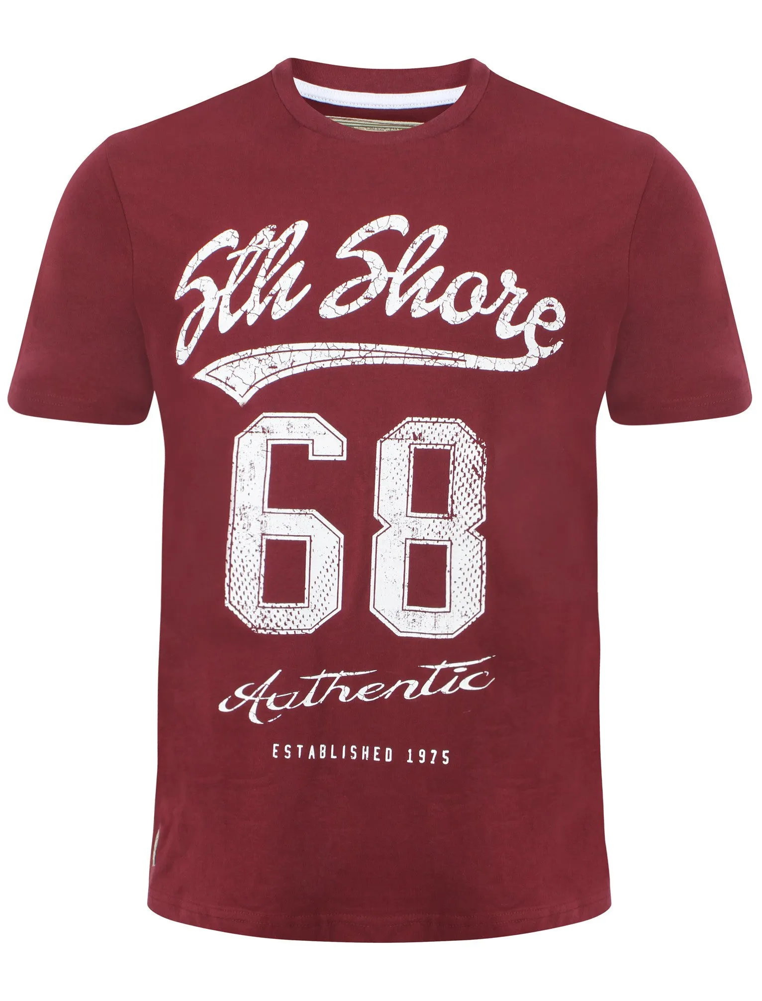South Shore Sth Shore 68 red Crew Neck T-shirt