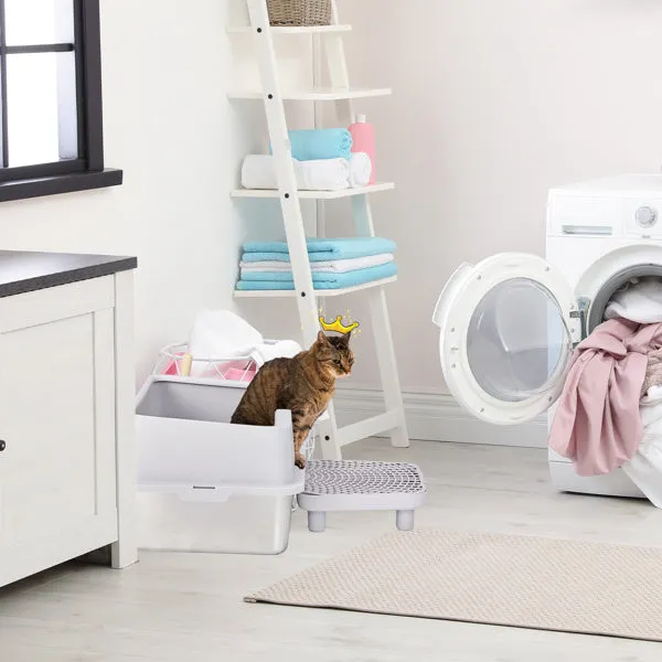Stainless Steel Cat Litter Box | Extra-Large | Anti-Tracking Design