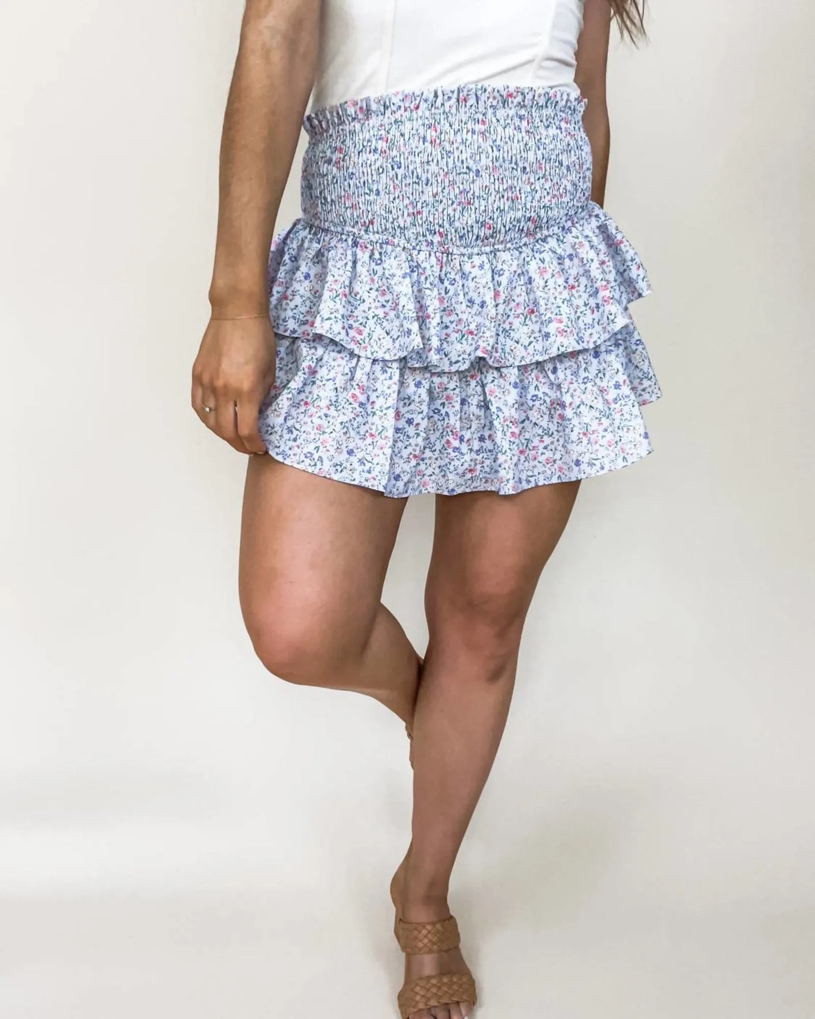 Summer Queen Layered Mini Skirt In Multi | Multi