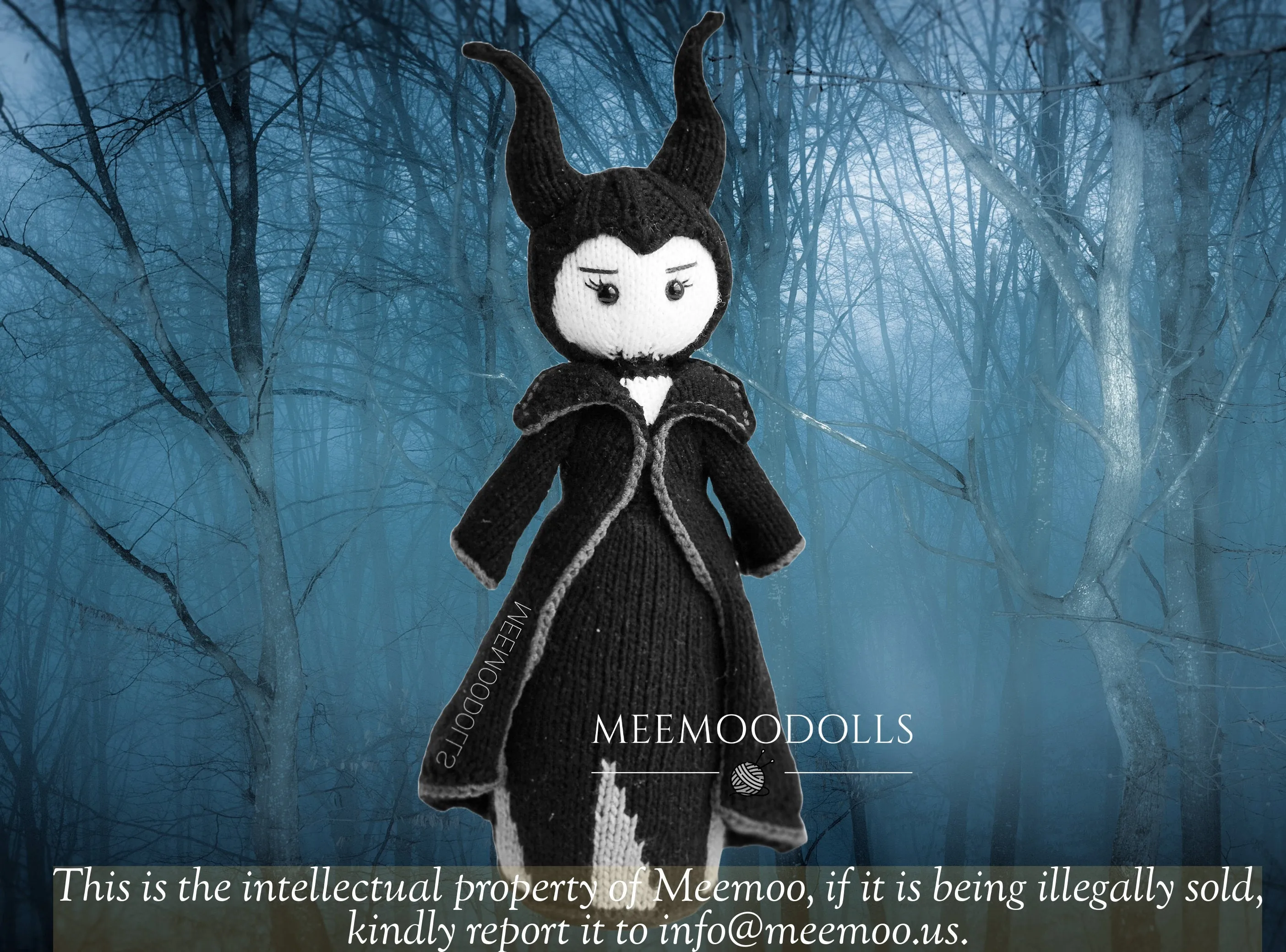 The Thorn Enchantress Evil Fairy Knitting pattern