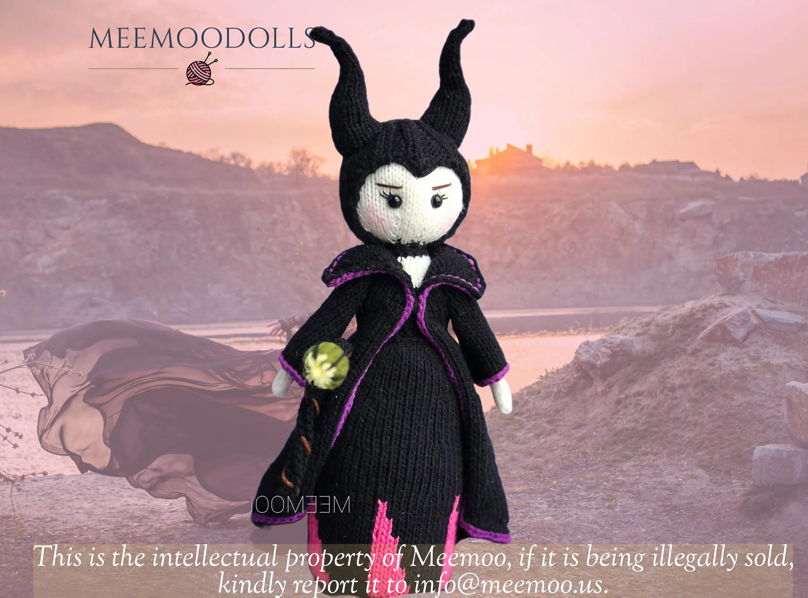 The Thorn Enchantress Evil Fairy Knitting pattern