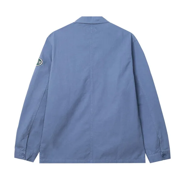 Tired Moto Field Coat - Cadet Blue