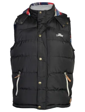 Tokyo Laundry Ferrell padded gilet in black