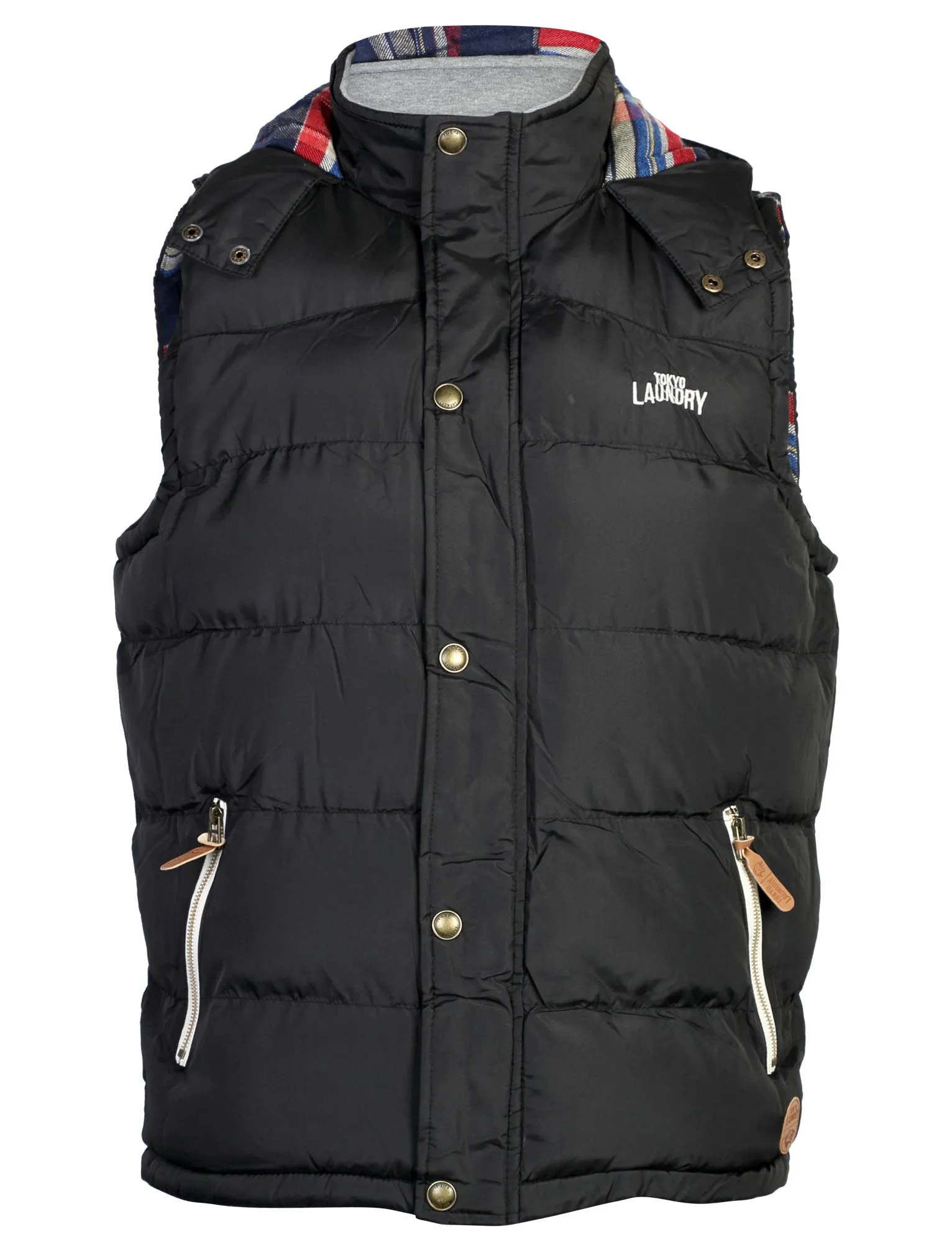 Tokyo Laundry Ferrell padded gilet in black