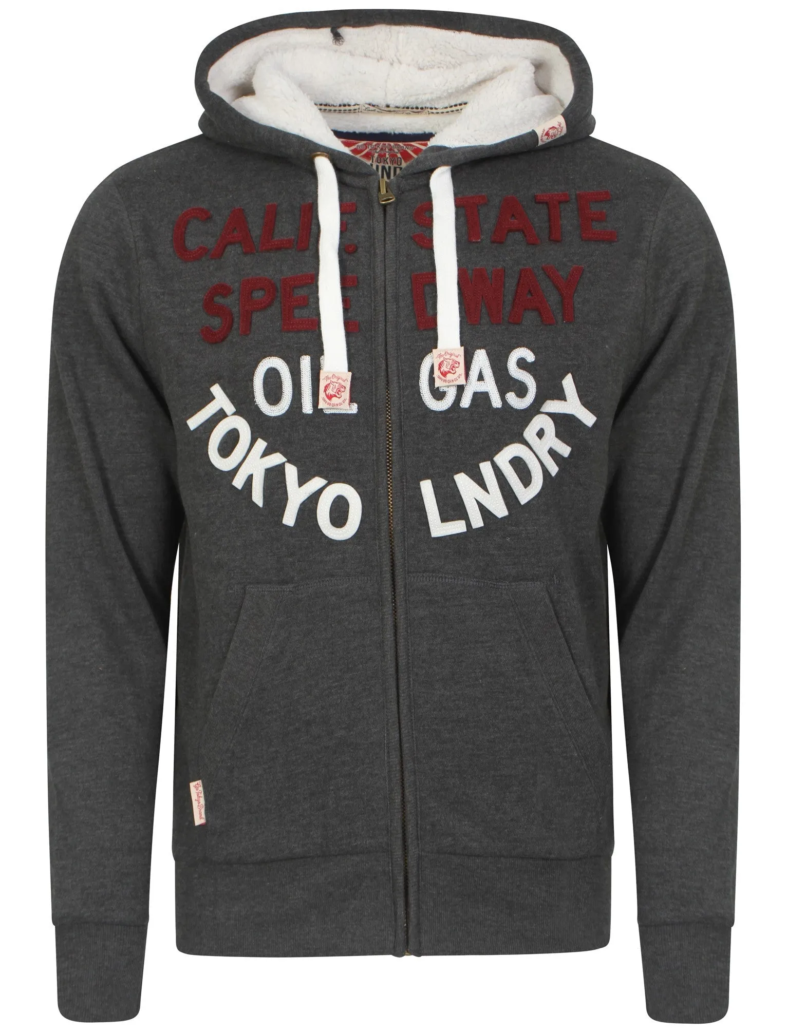 Tokyo Laundry Mustang Peak grey hoodie
