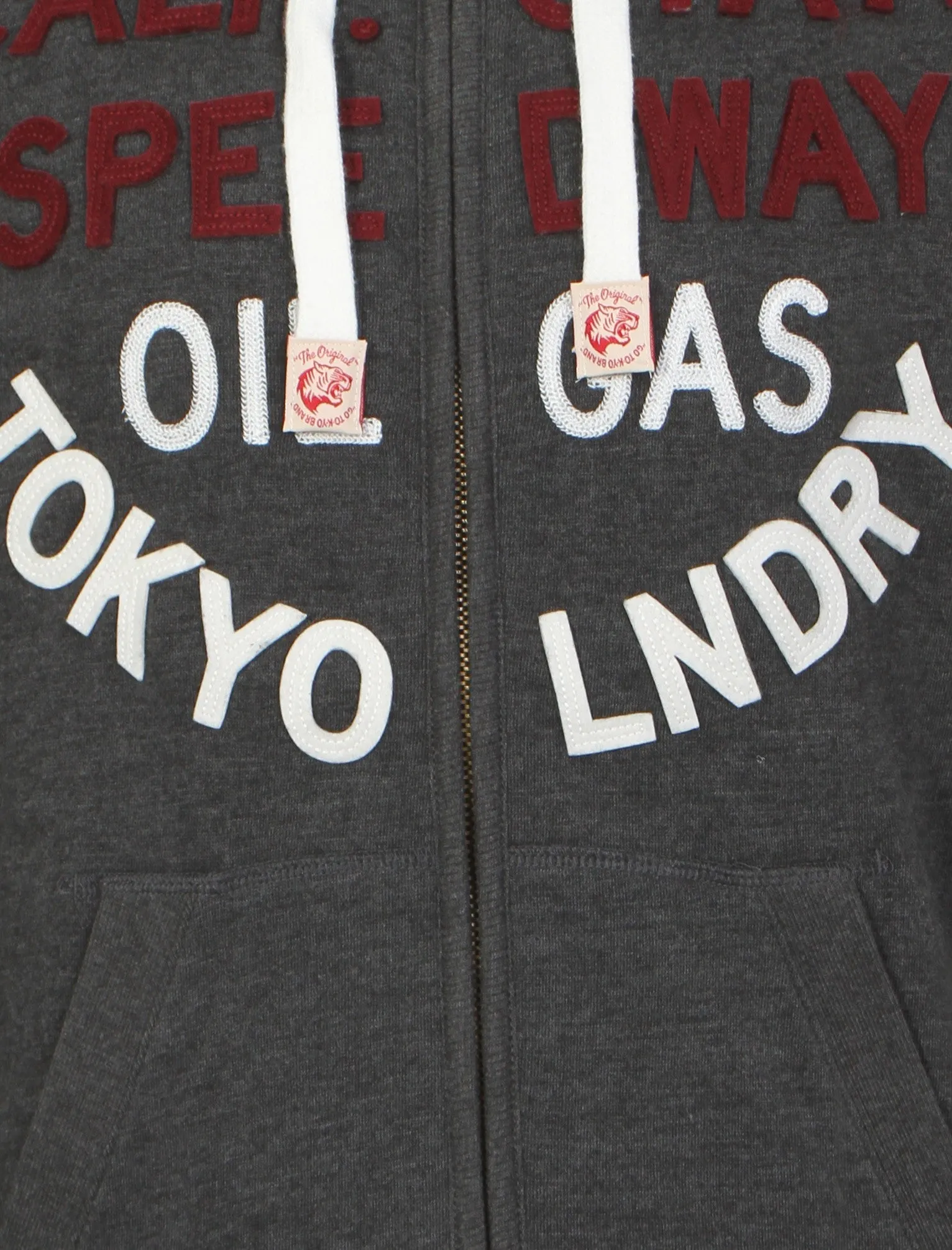 Tokyo Laundry Mustang Peak grey hoodie