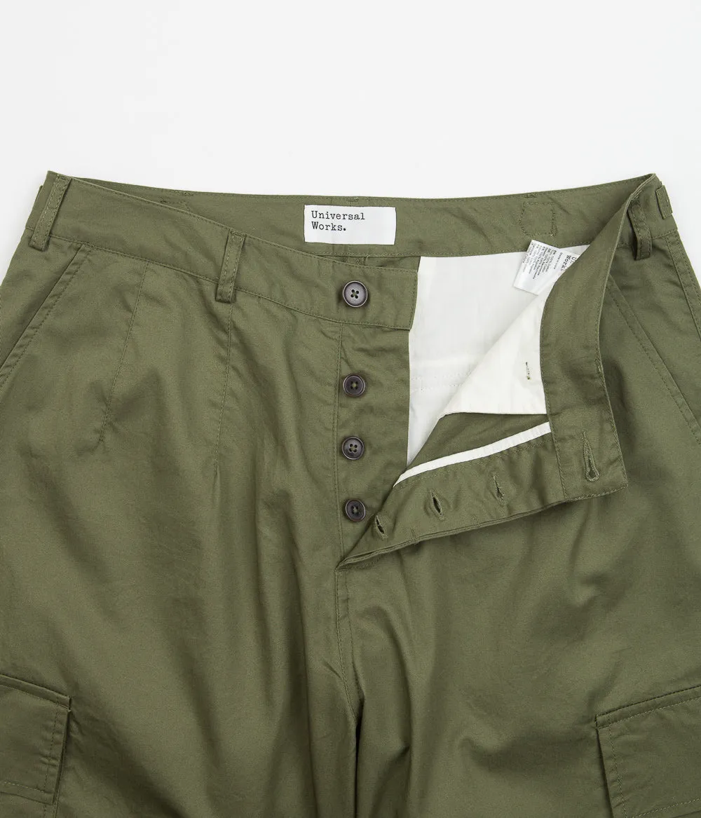 Universal Works Loose Cargo Pants - Light Olive