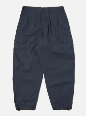 Universal Works Navy Blue Recycled Loose Cargo Pant