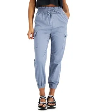 VANILLA STAR -  Smocked-Waist Jogger Sweatpant