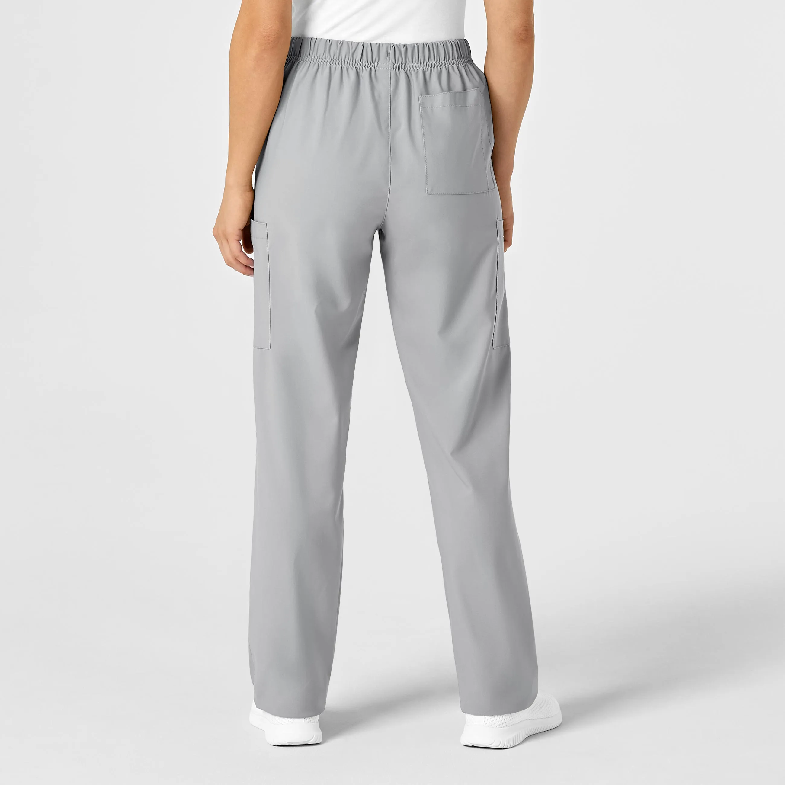 W123 Unisex Multi-Cargo Scrub Pant - Grey