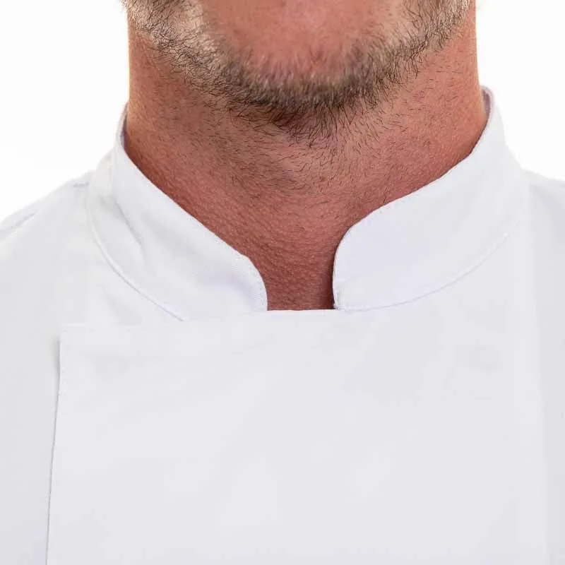 White Long Sleeve Kitchen Coat Energy - ROBUR