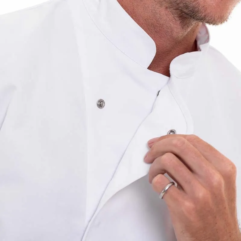 White Long Sleeve Kitchen Coat Energy - ROBUR