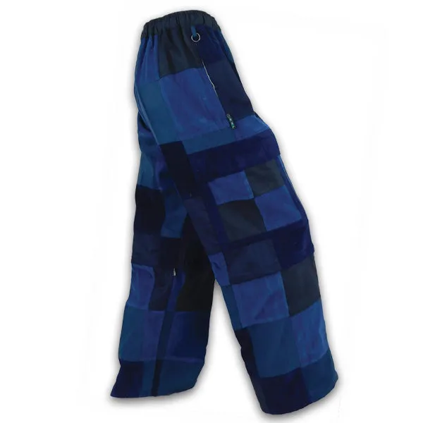 Zip Off Cargo Patchwork Pants